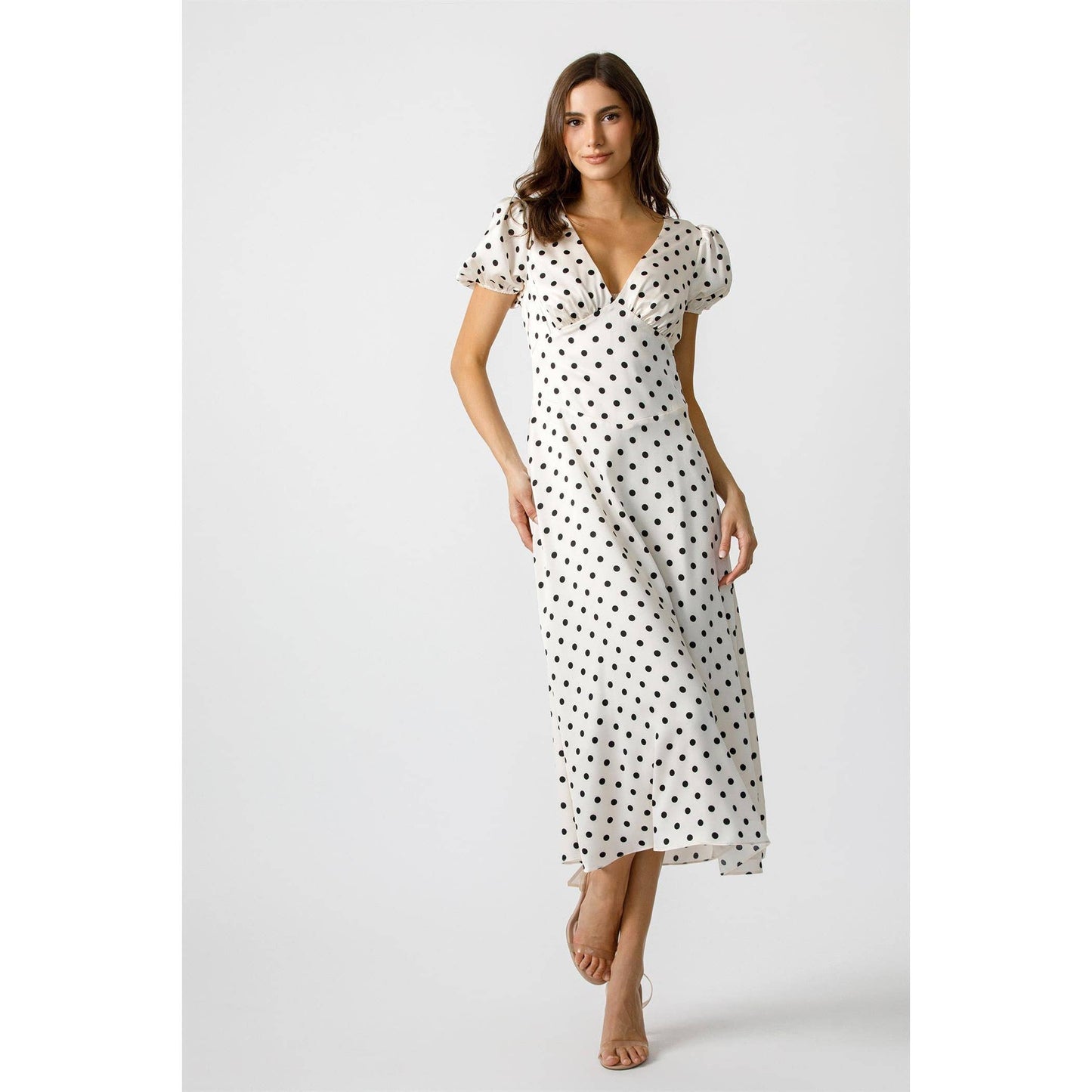 Classic Audrey Polka Dots Dress