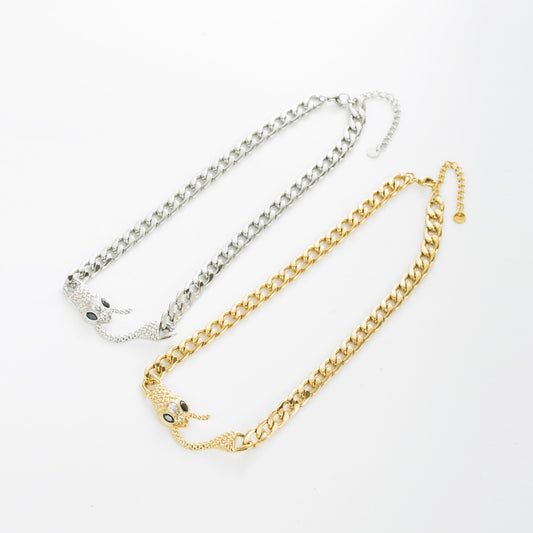 Medusa Stainless Steel Necklace
