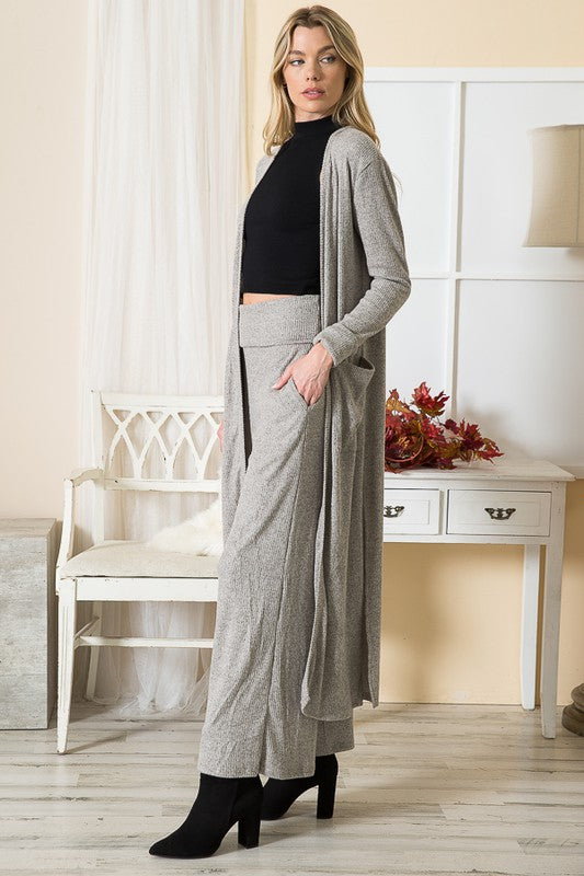 Brenda Rib Pocket Cardigan