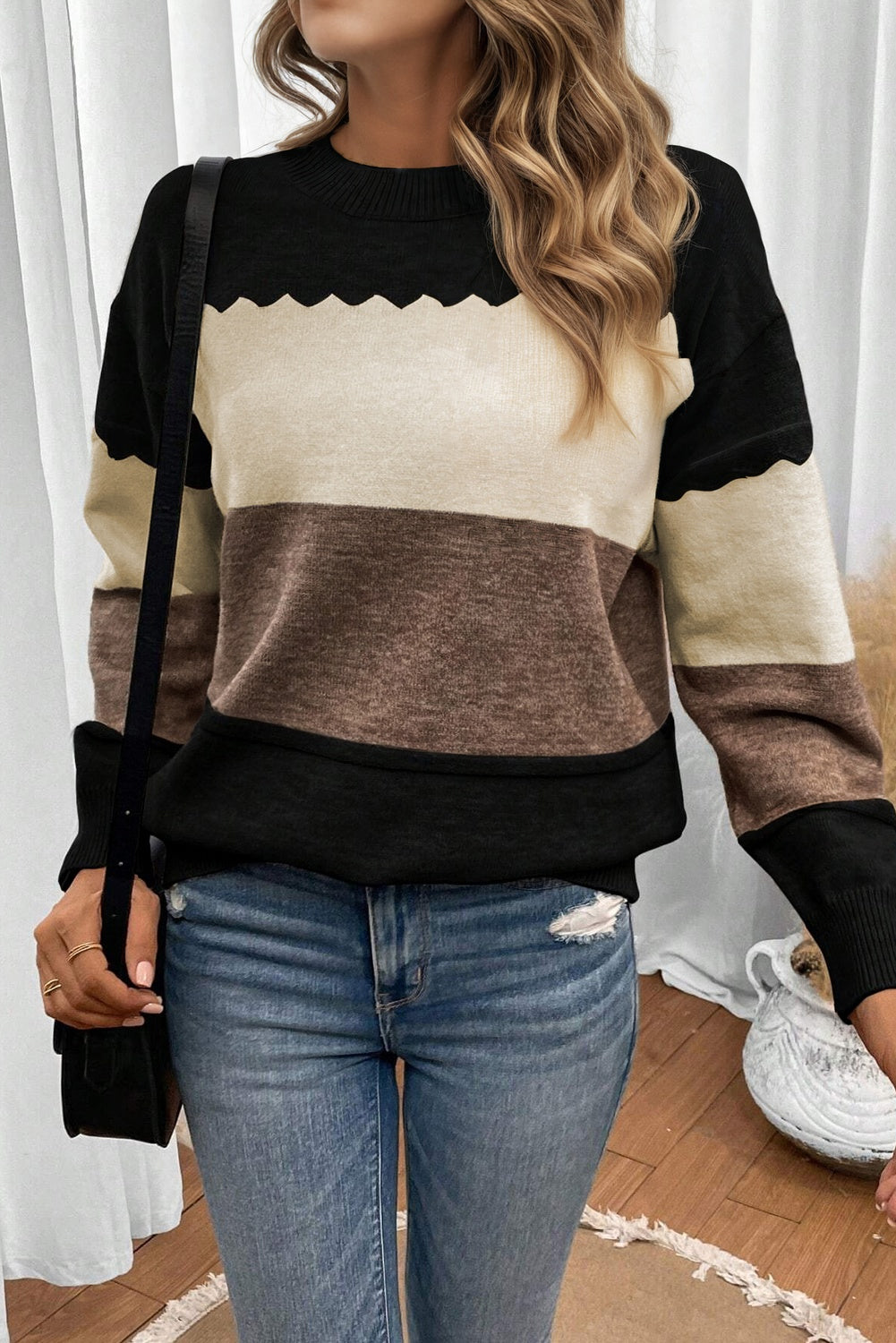 Bold Blocks Sweater
