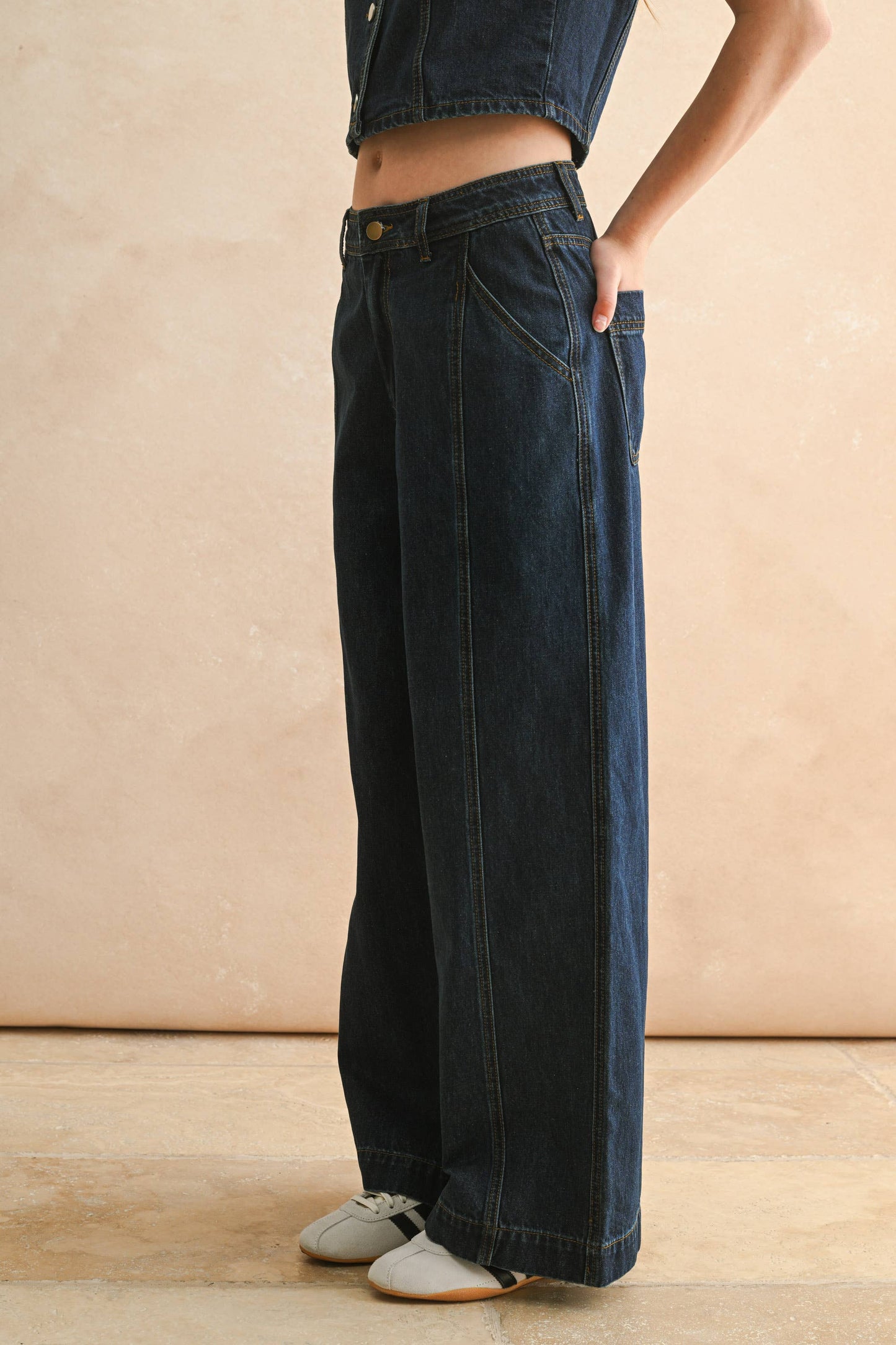 Midnight Muse Wide Leg Jeans