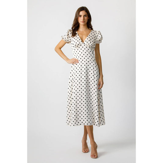 Classic Audrey Polka Dots Dress