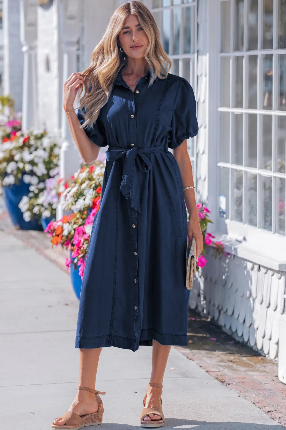 Sail Blue Denim Dress