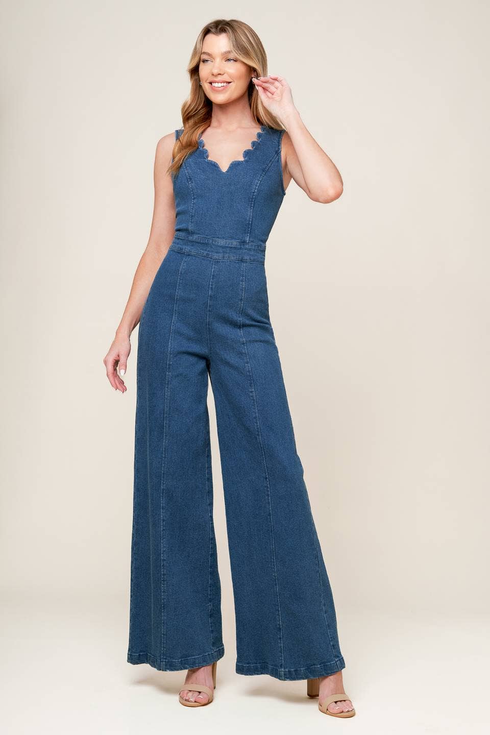 Urban Edge Denim Jumpsuit