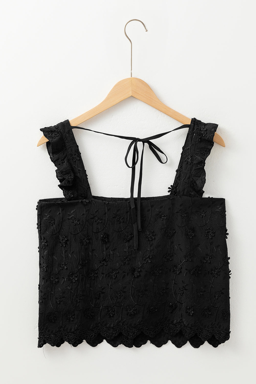 Flora Embroidered  Tank Top