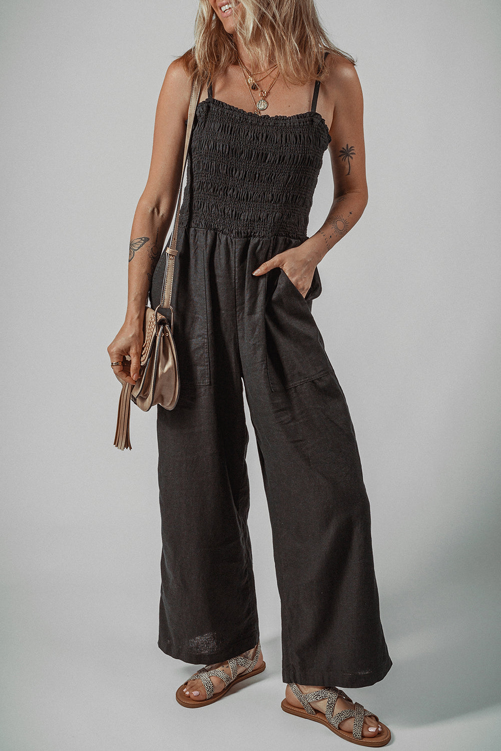 Serena Wide Leg Jumpsuit
