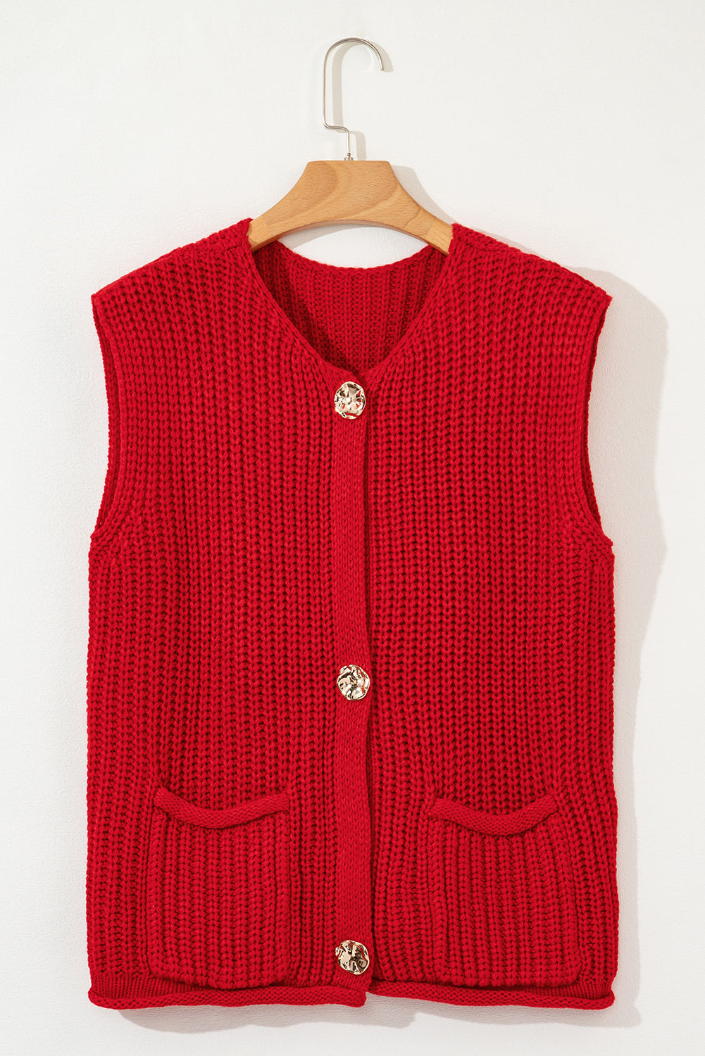 Scarlet Red  Sweater Vest