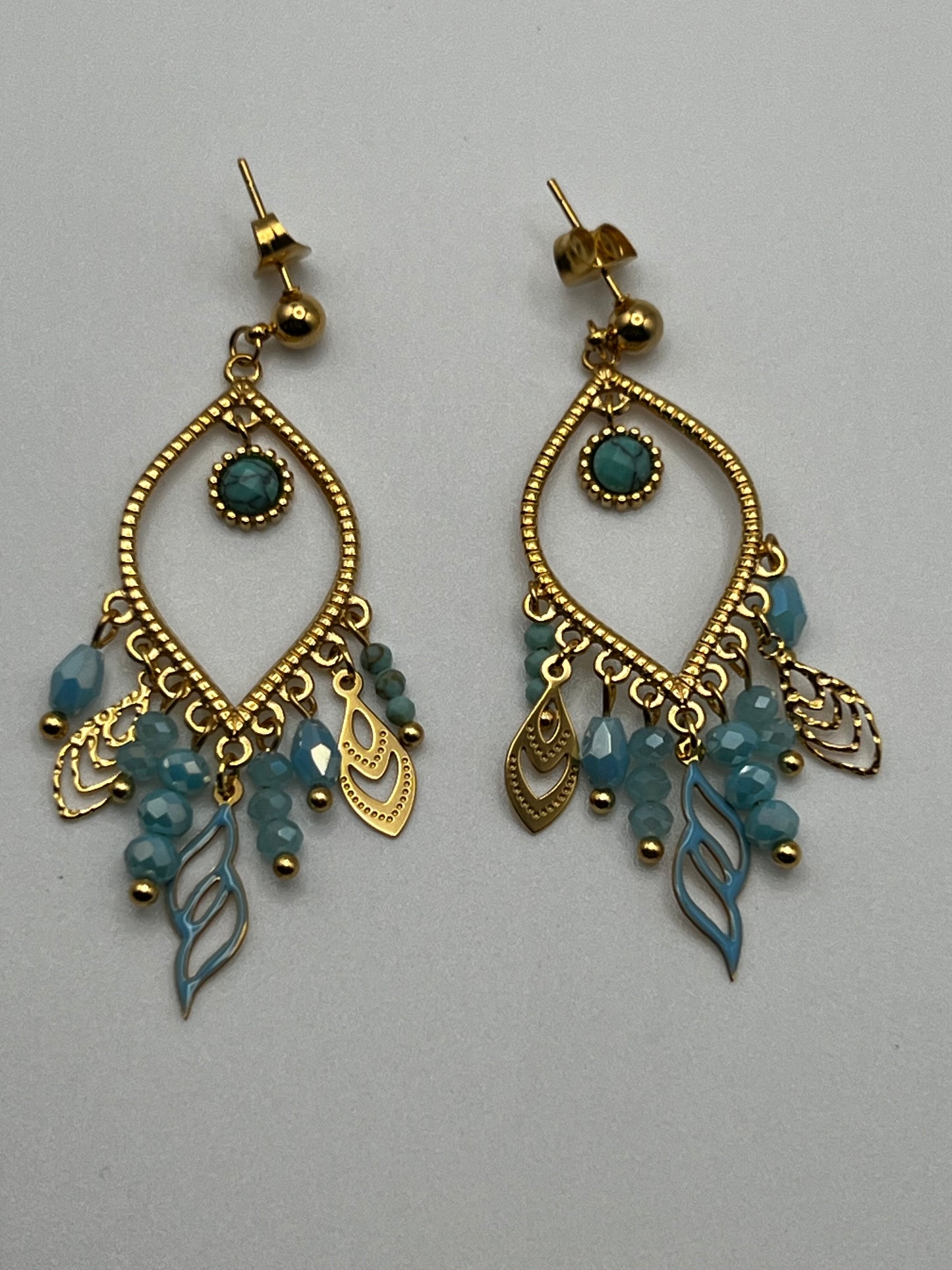 Stainless Steel Chandelier Earrings