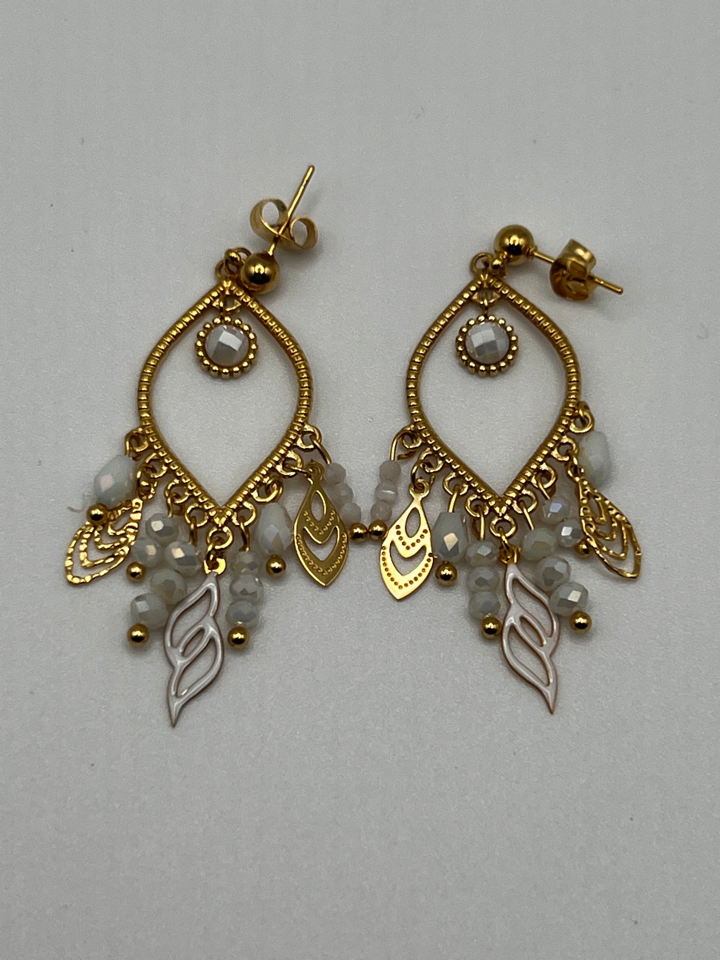 Stainless Steel Chandelier Earrings