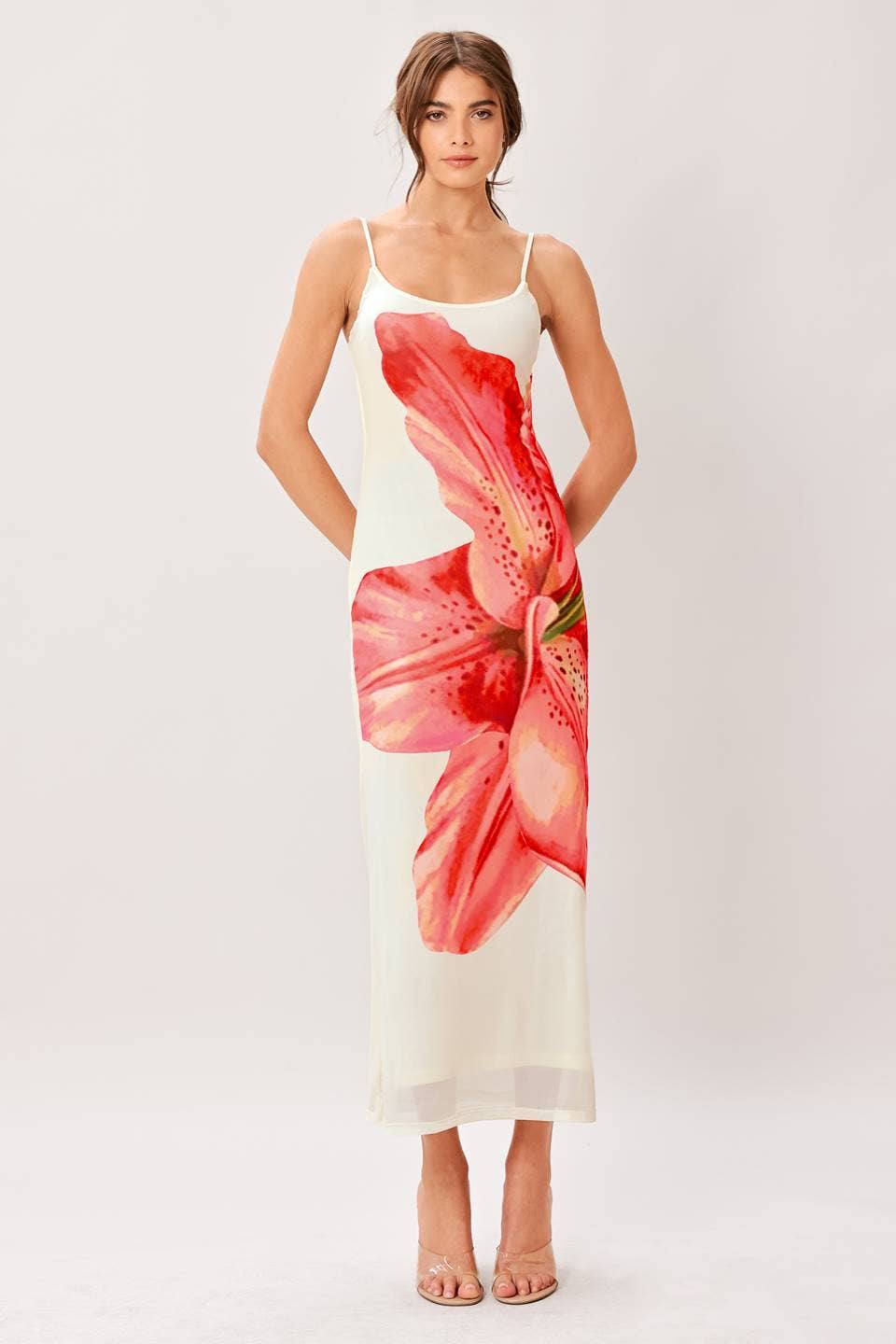 Floral Mesh Dress