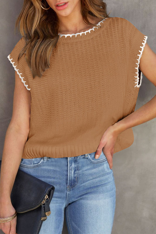 Boxy Sleeve Sweater Top