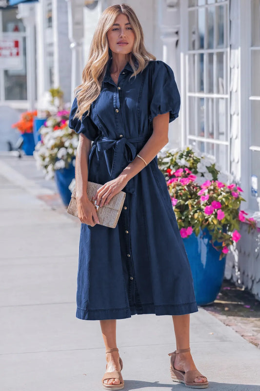 Sail Blue Denim Dress