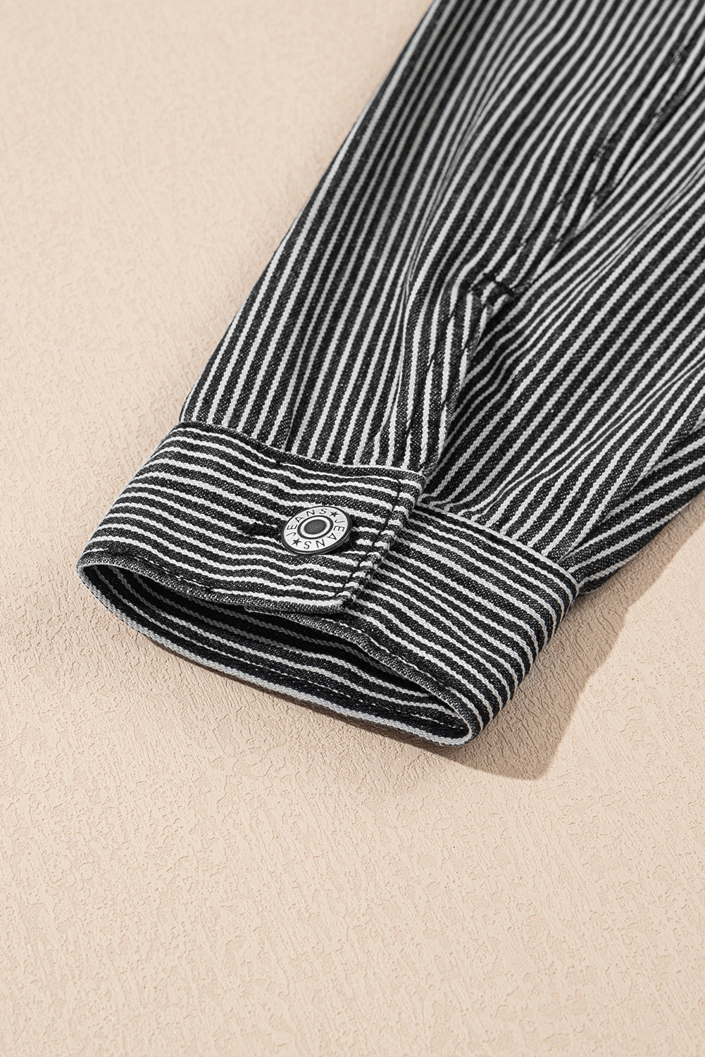 Mila Stripe Oversize Denim Jacket