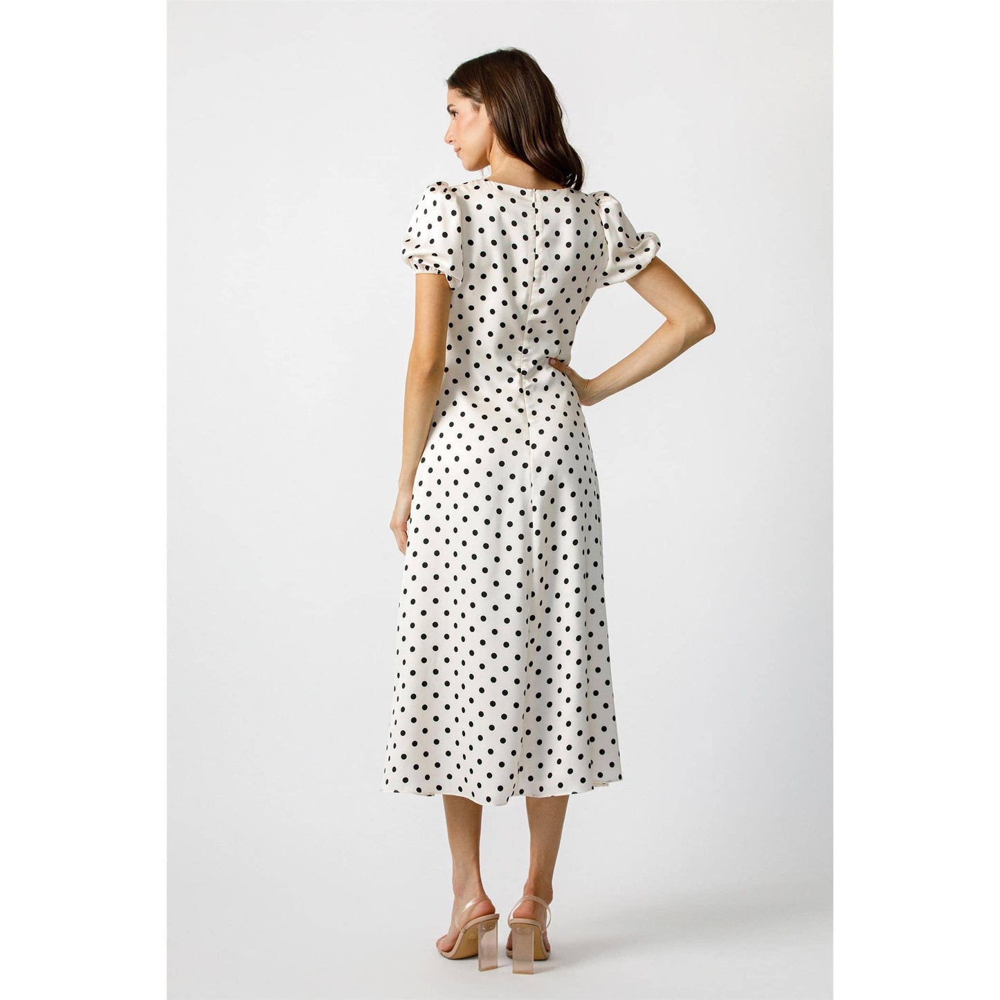 Classic Audrey Polka Dots Dress