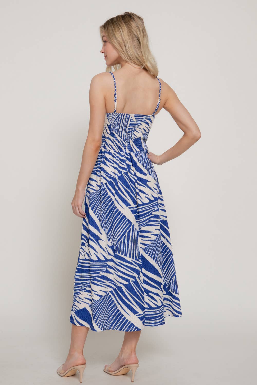 Sofia Smocked Knit Maxi Dress