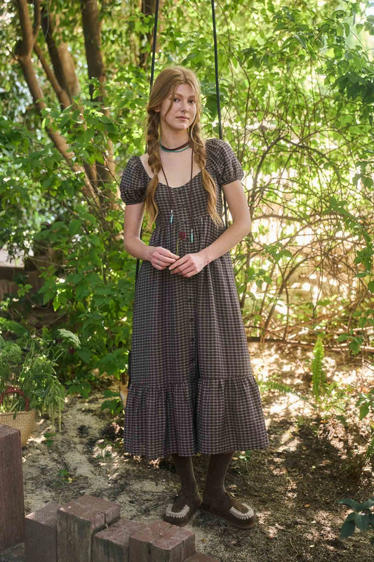 Savannah Plaid Maxi