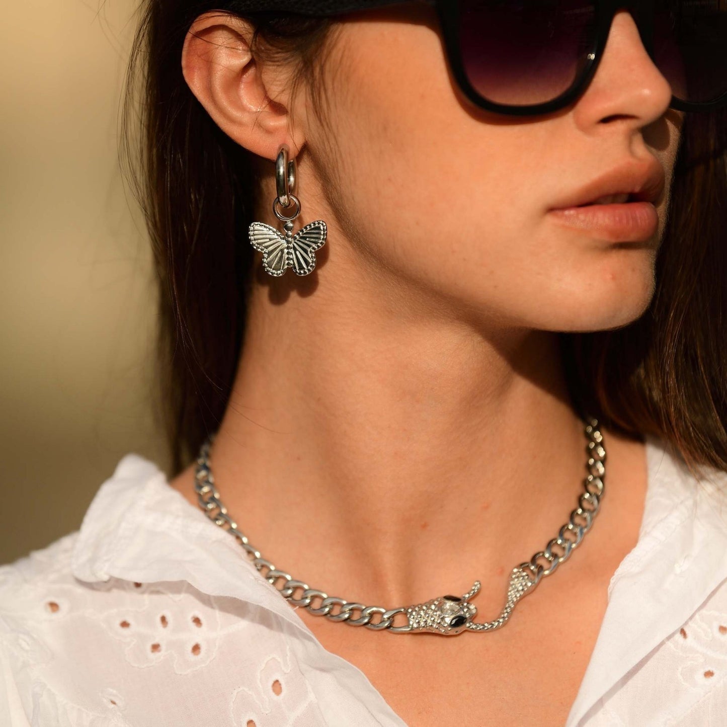 Medusa Stainless Steel Necklace
