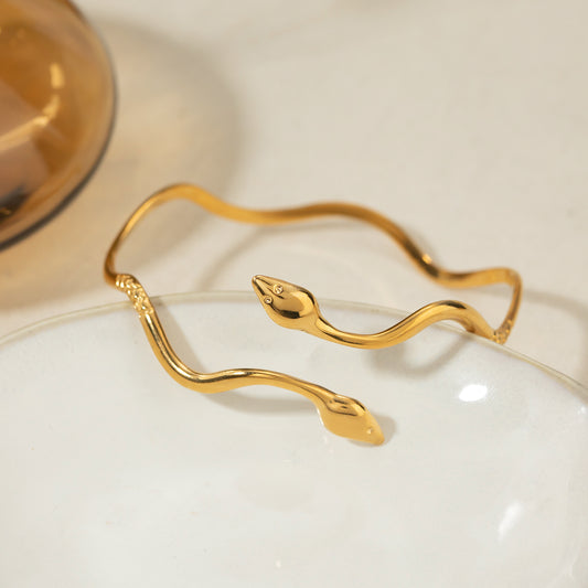 Serpent Wave Bangle