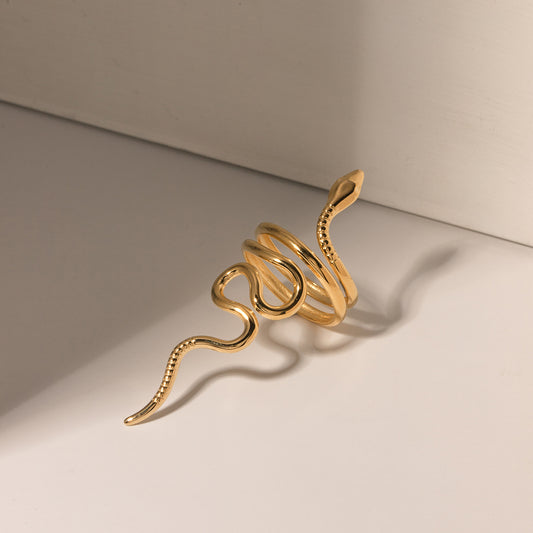 Urban Serpent Stainless Steel RIng