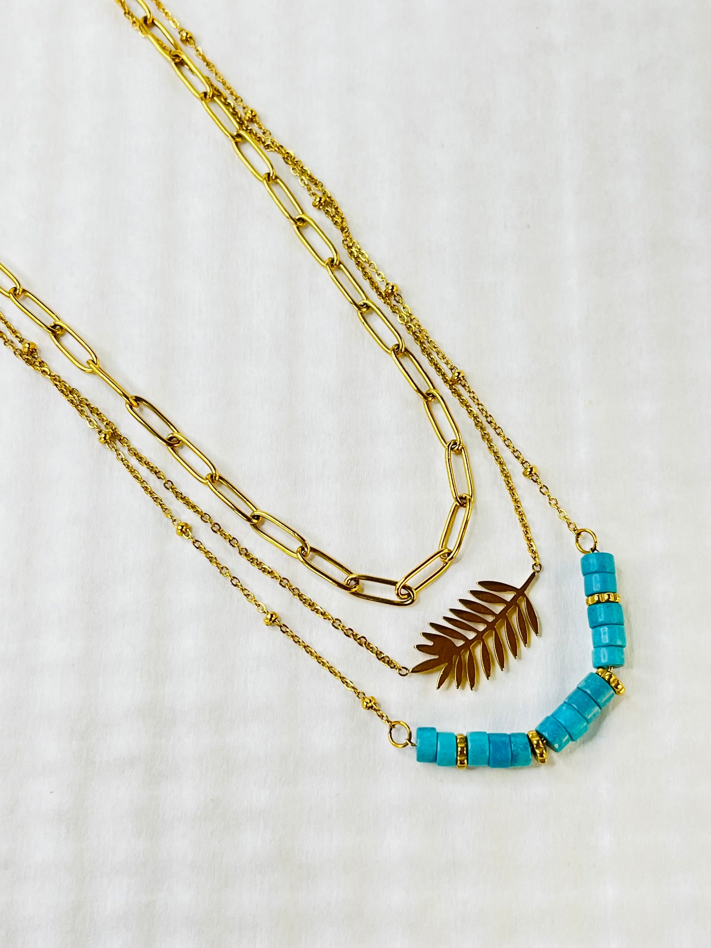 Enchanted Grove Stainless Steel Necklace