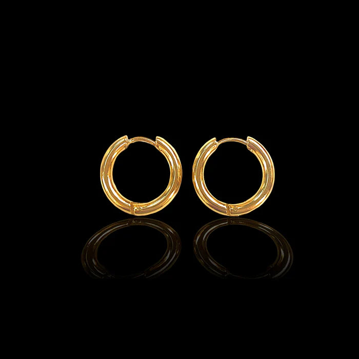 Minimalist Hoop 18K Gold Filled Earrings