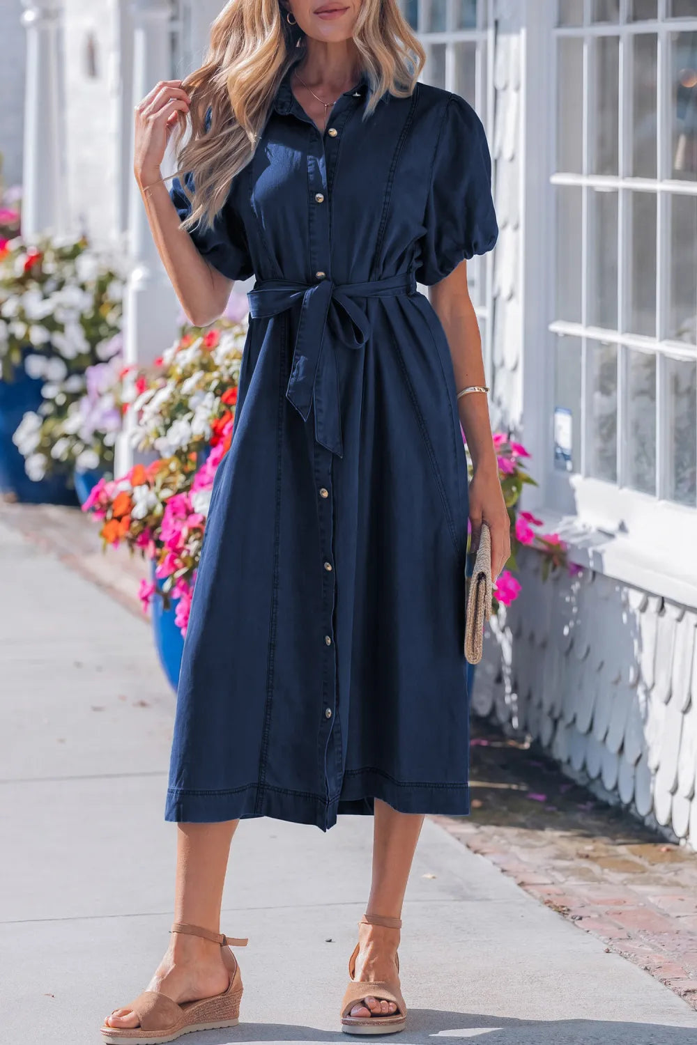 Sail Blue Denim Dress