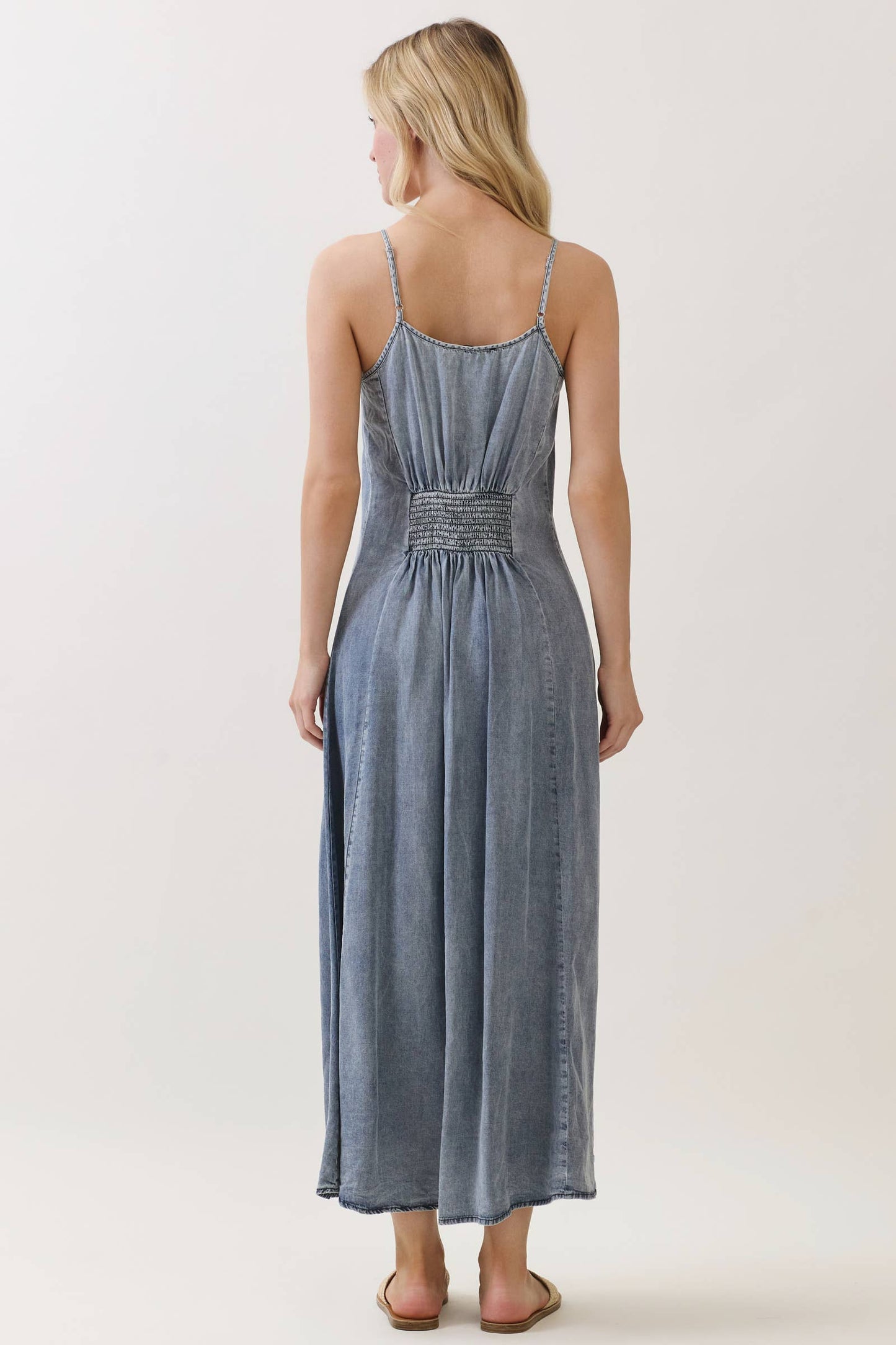 Light denim Flowy Dress