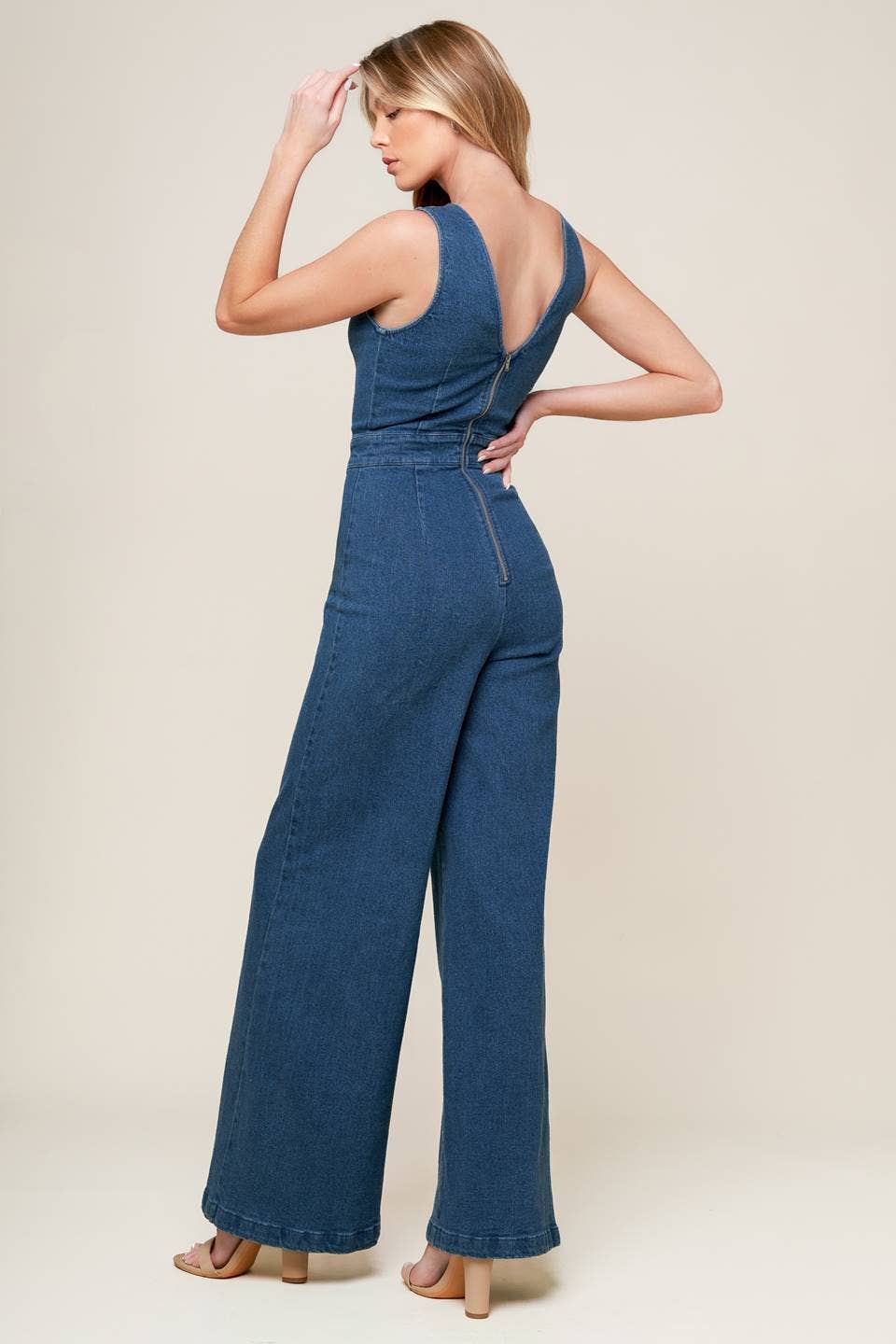 Urban Edge Denim Jumpsuit