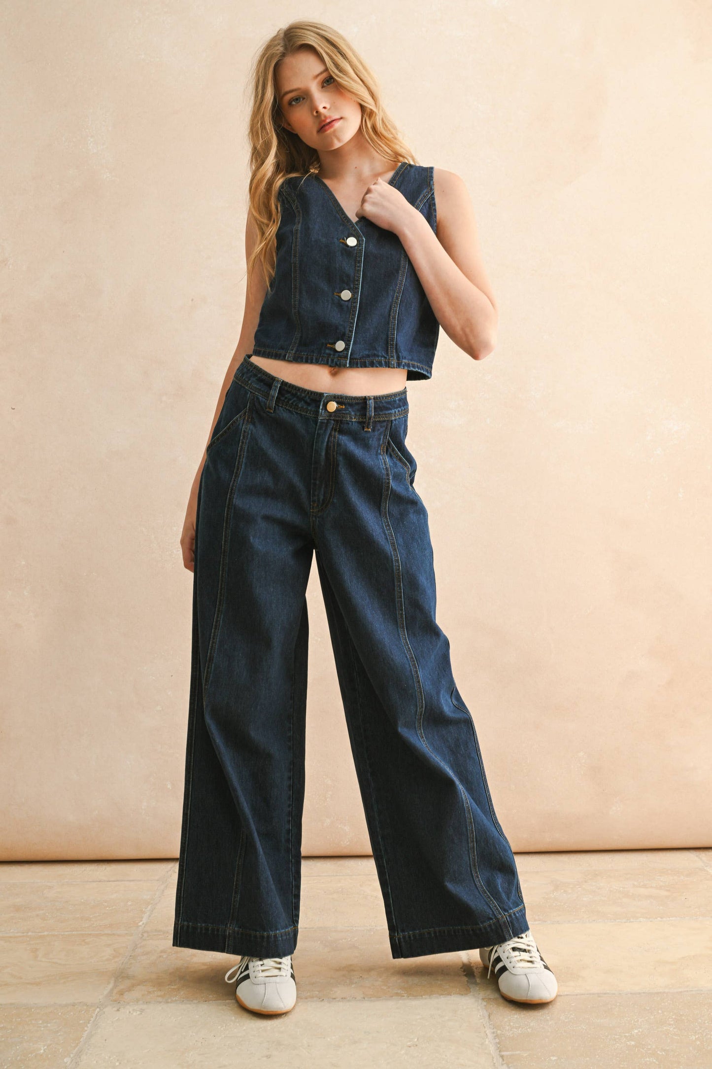 Midnight Muse Wide Leg Jeans