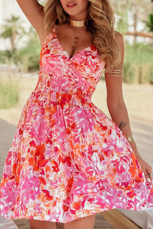 Shirra Waist Mini Dress