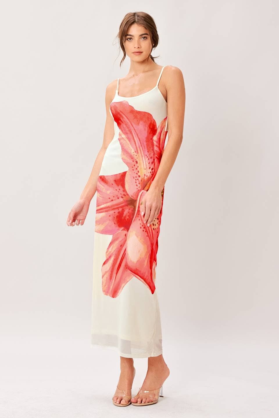 Floral Mesh Dress