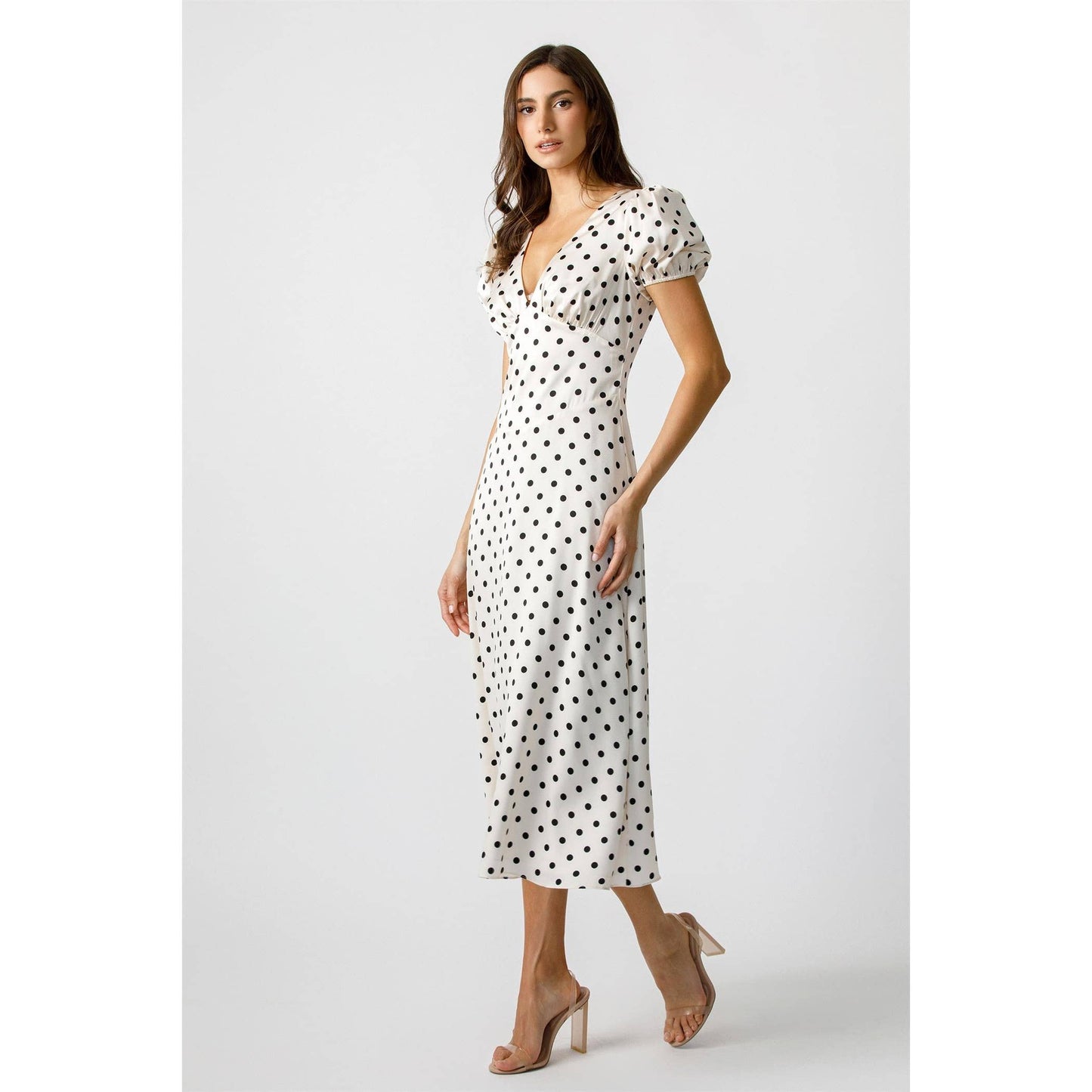 Classic Audrey Polka Dots Dress