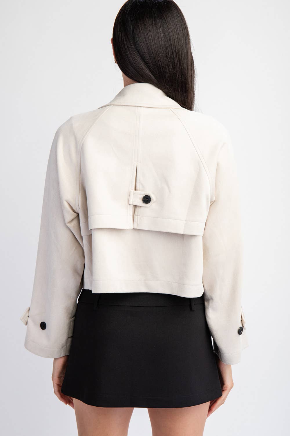 Sahara Faux Suede Trench