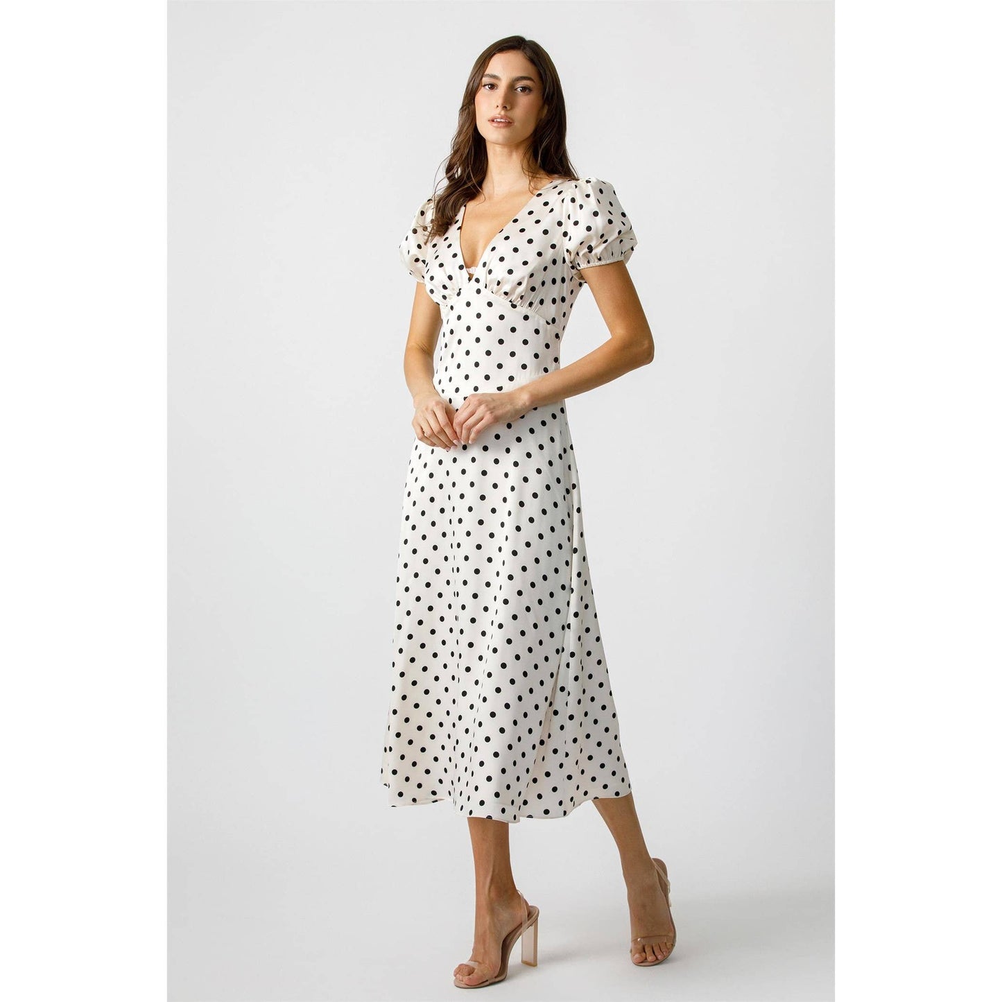 Classic Audrey Polka Dots Dress