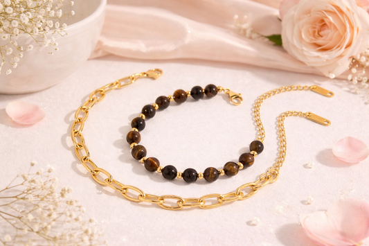 Serenity Stack Stainless Steel Bracelet Set